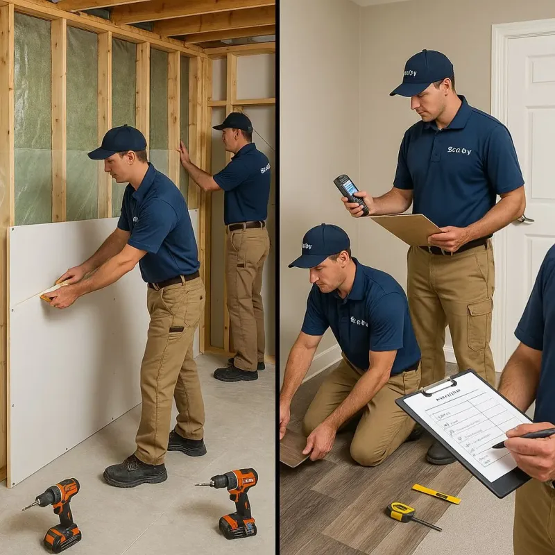 Repairs and Reconstruction process in Brothertown, WI